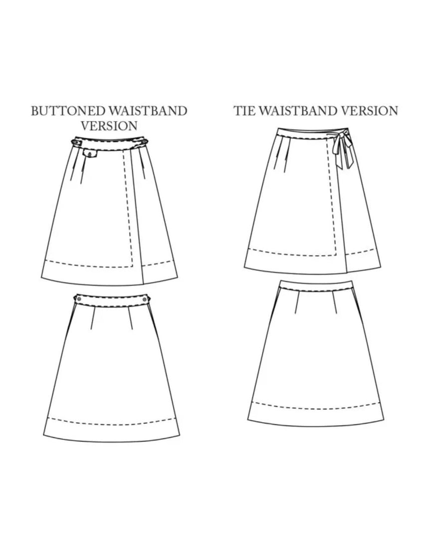 The Nevis Skirt Sewing Pattern, Merchant & Mills