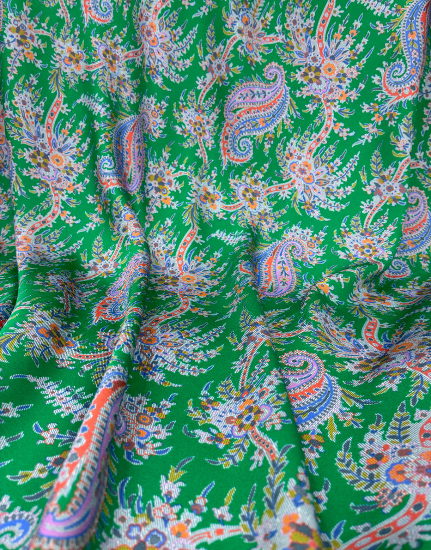 Liberty Fabrics Bickington Satin Viscose, Paisley Tree B