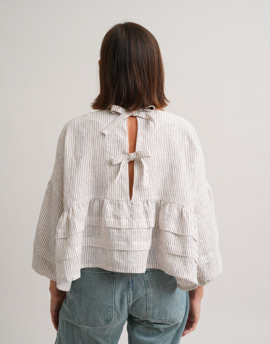 Pintuck Poet Blouse PDF Immediate Download Sewing Pattern, Matchy Matchy Sewing Club