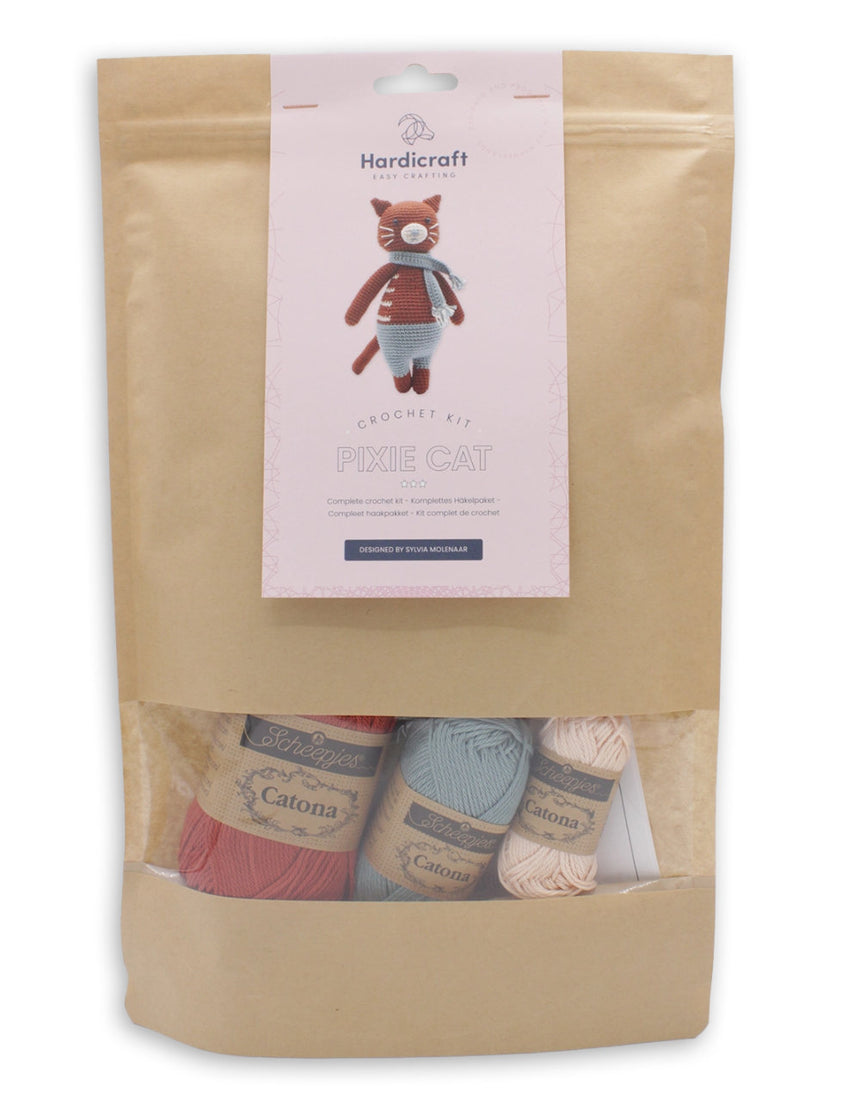 Pixie the Cat Crochet Kit, Hardicraft
