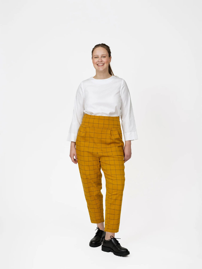 Pleated Trousers Sewing Pattern, The Assembly Line