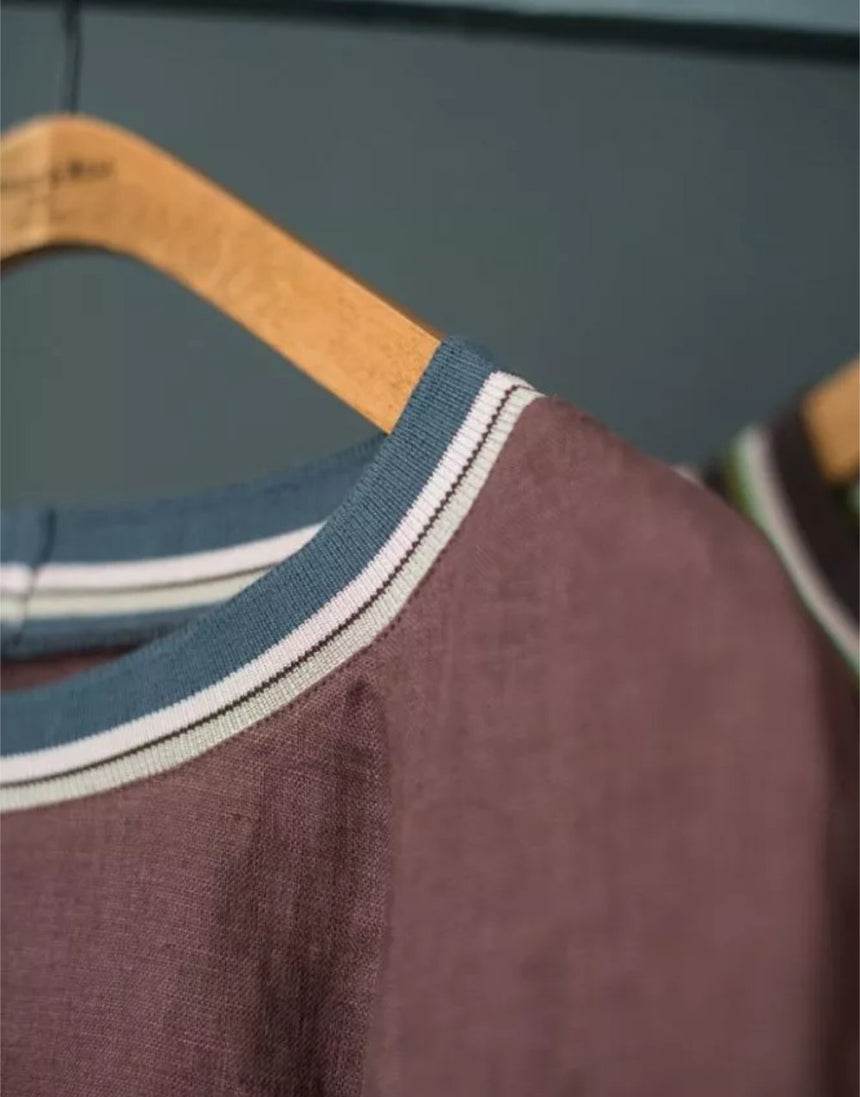 Ice and Cream Cotton Ribbing, Merchant and Mills