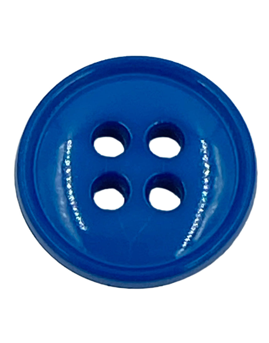 Recycled 4-Hole Coloured Buttons, 11mm