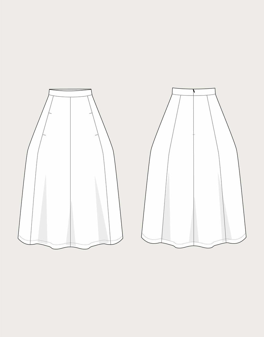 Tulip Skirt Sewing Pattern, The Assembly Line