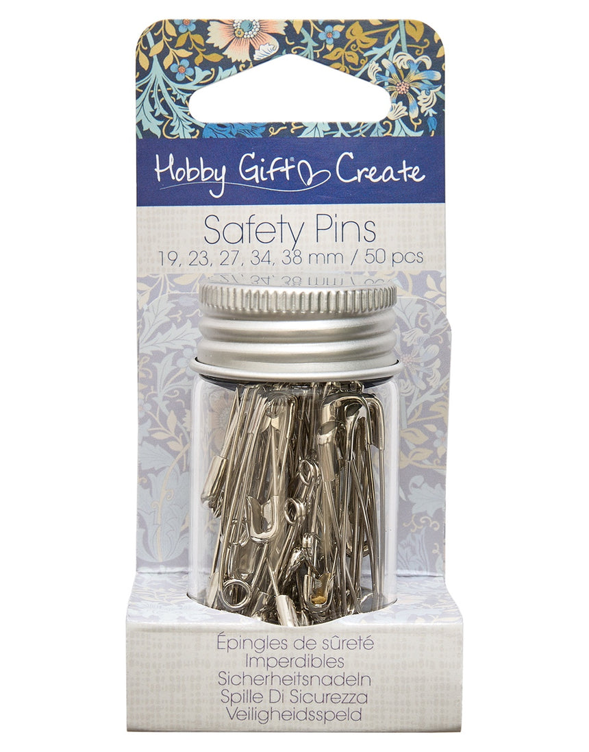 Safety Pins in Jar, Floral Arts and Crafts