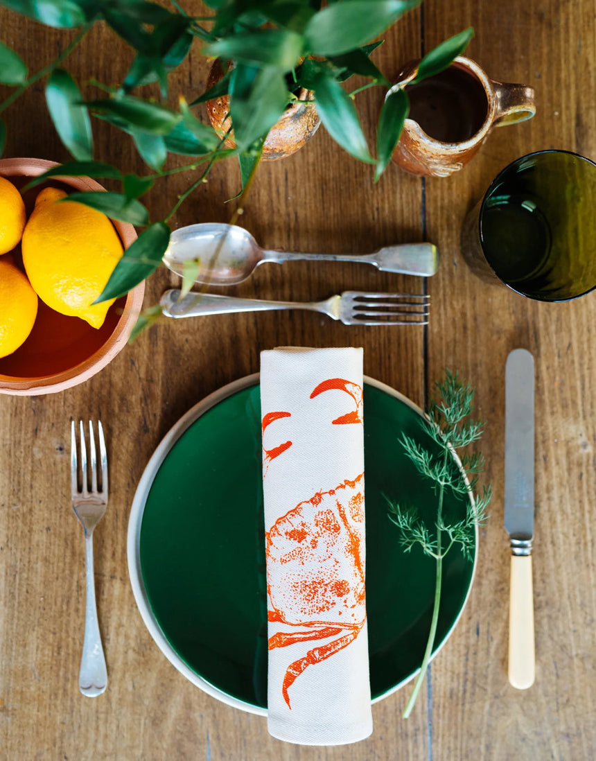 Seafood Napkins set of 6 by Lottie Day