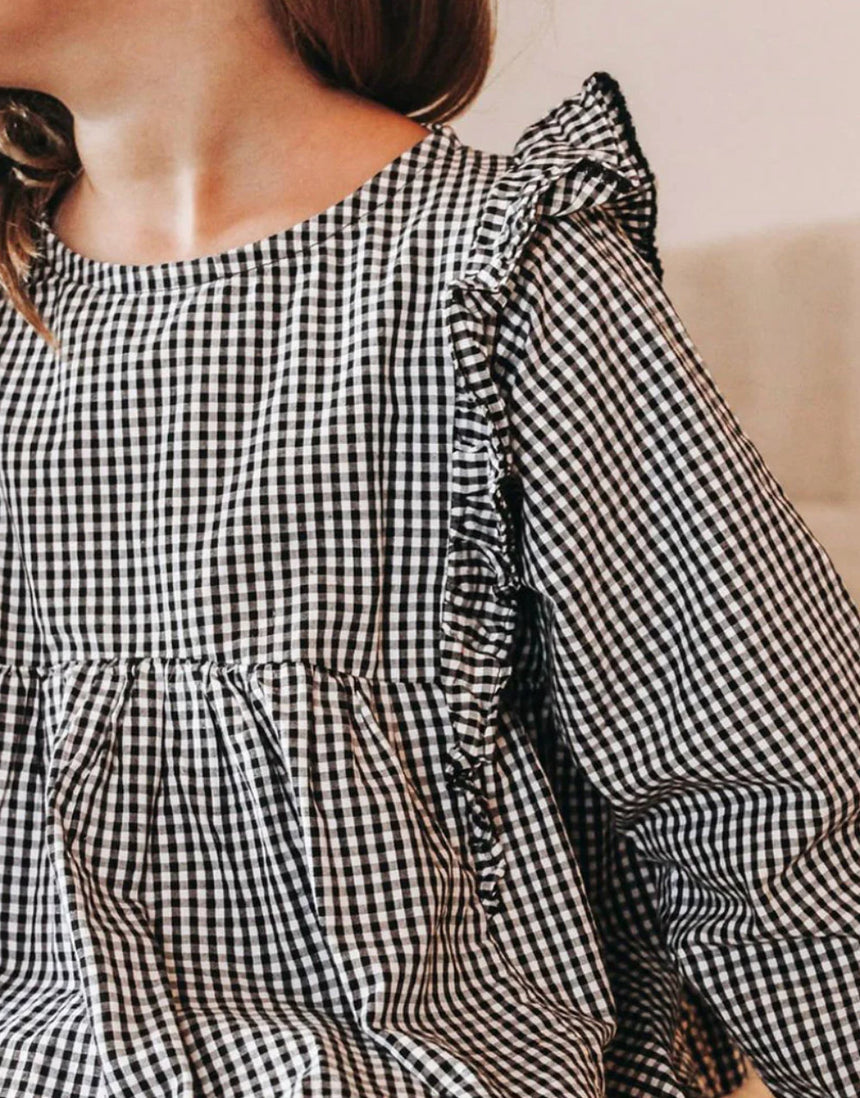 Stella Blouse & Dress Sewing Pattern (3y - 12y), Ikatee