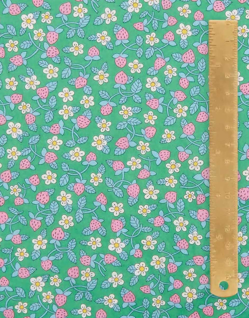 Liberty Fabrics Tana Lawn® Strawberries and Cream A