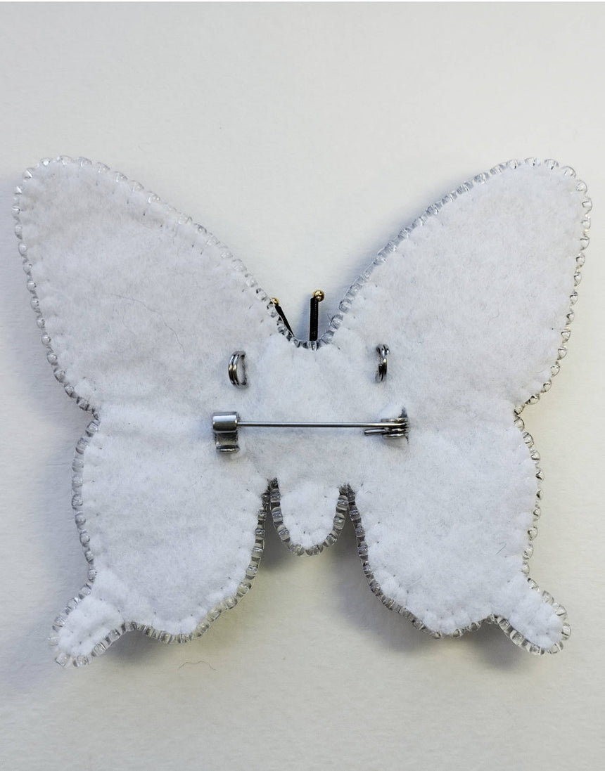 Swallowtail Butterfly Beaded Embroidery Brooch/Hanging Decoration Kit