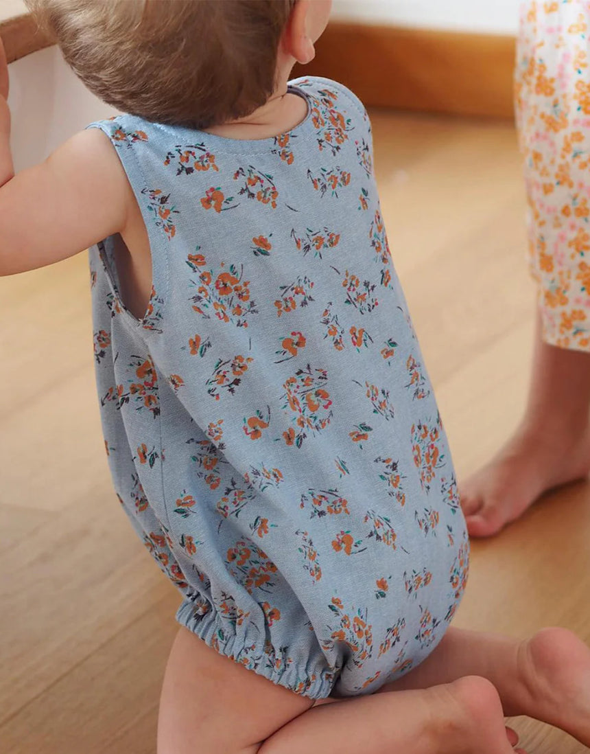 Sydney Baby Romper Sewing Pattern (1m - 24m), Ikatee