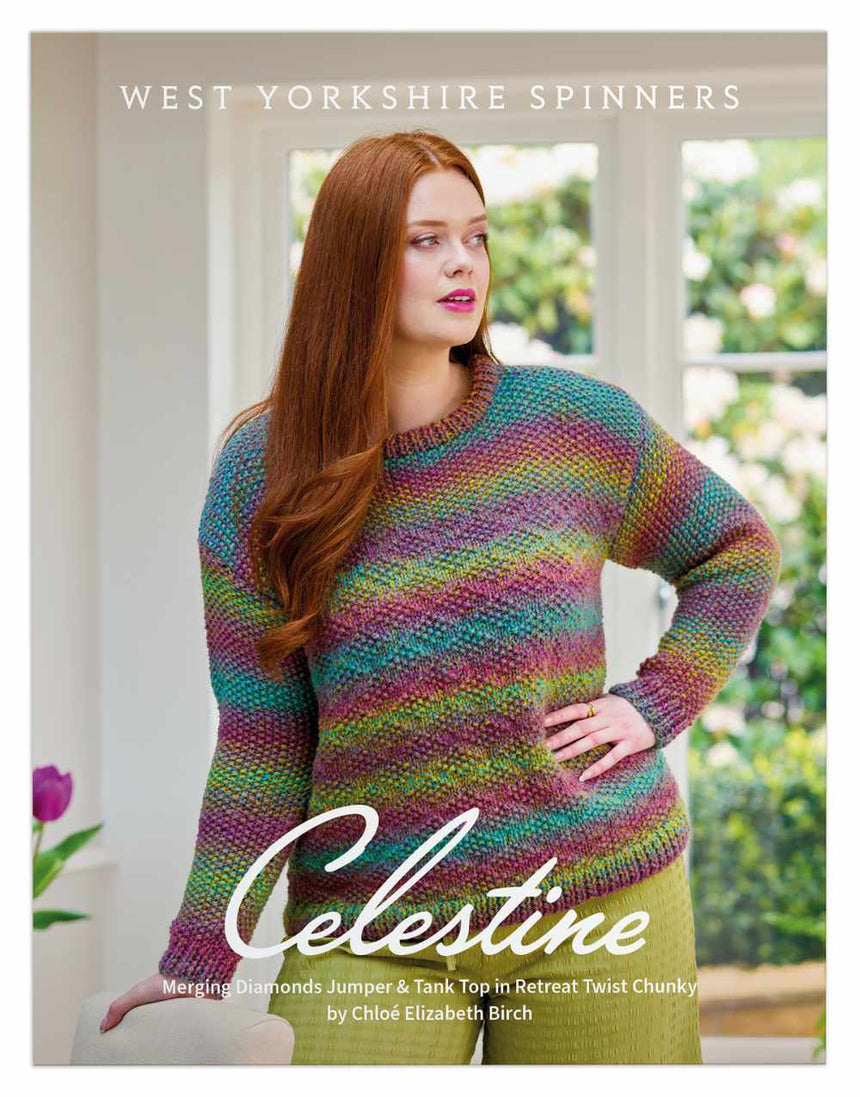 Celestine Tank Top & Jumper Knitting Pattern for Re:Treat Twist Chunky Yarn, Chloe Birch