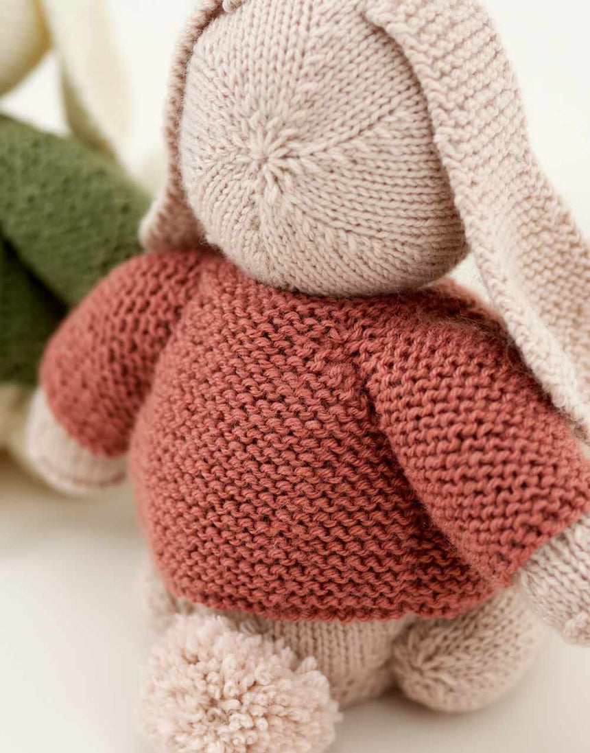 Bo Bunny Rabbit Knitting Pattern, Bo Peep DK Yarn