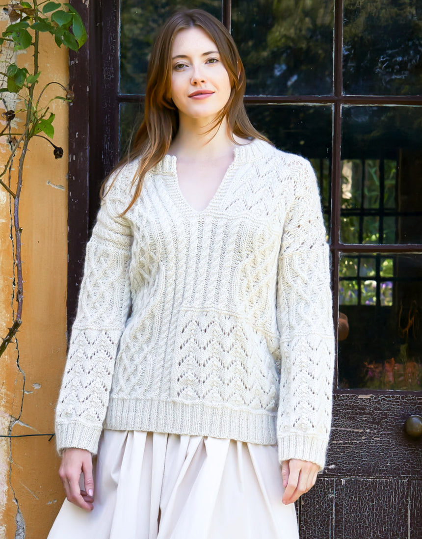 Fable Brushed Aran Folklore Pattern Book by Debbie Bliss and Chloé Elizabeth Birch