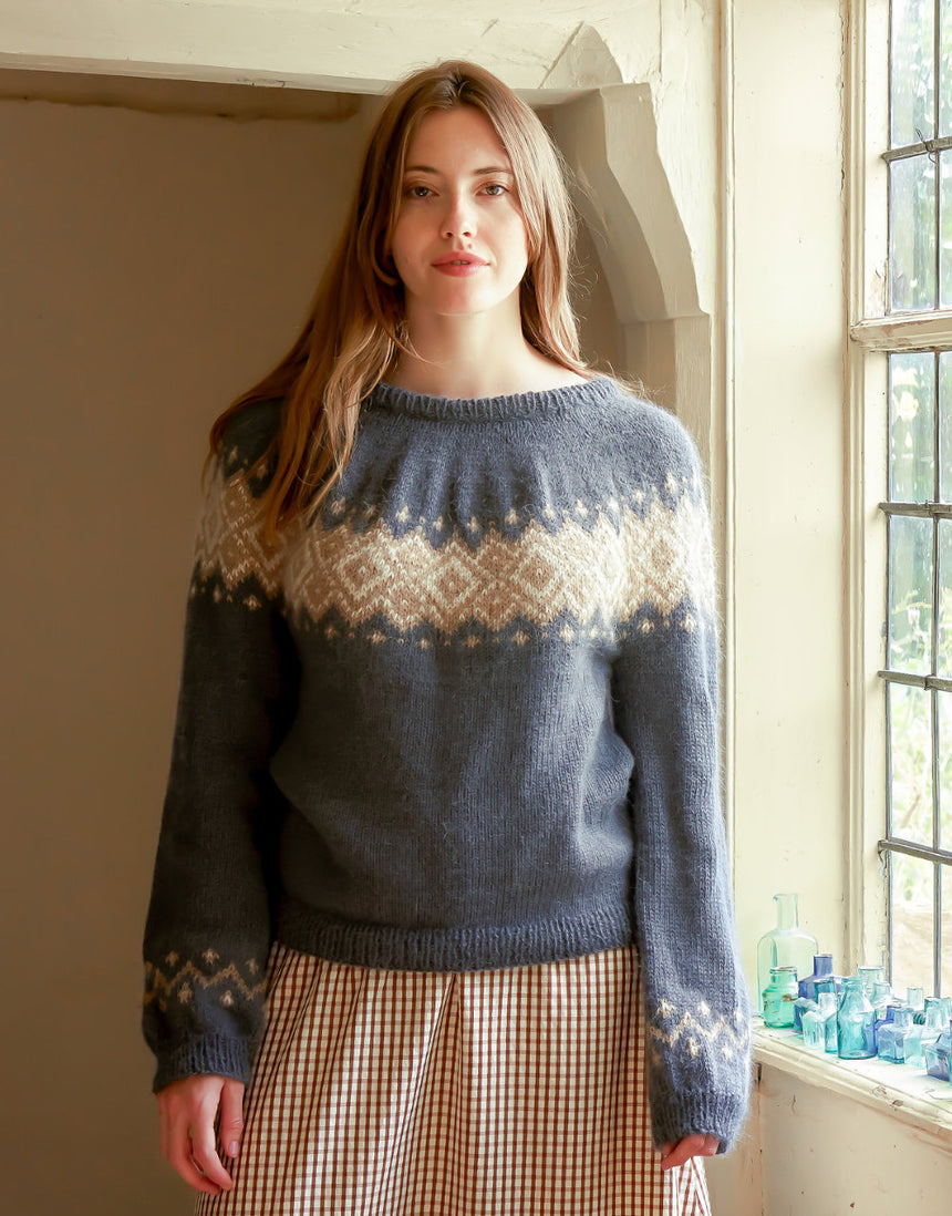 Fable Brushed Aran Folklore Pattern Book by Debbie Bliss and Chloé Elizabeth Birch