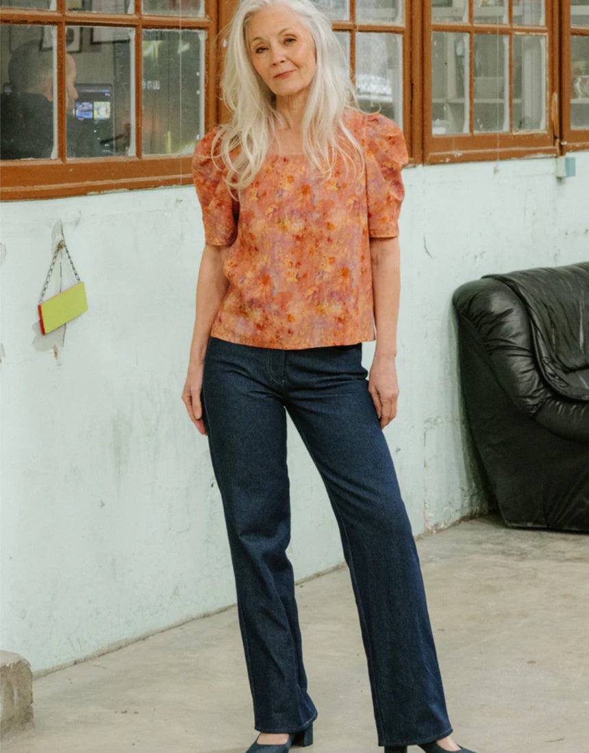 Worn Jeans Paper Sewing Pattern, Maison Fauve