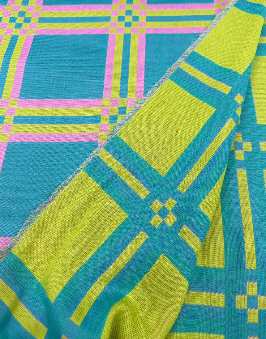 Lemonade Encounter Triple Gauze Cotton Fabric, Narrative by Anna Maria