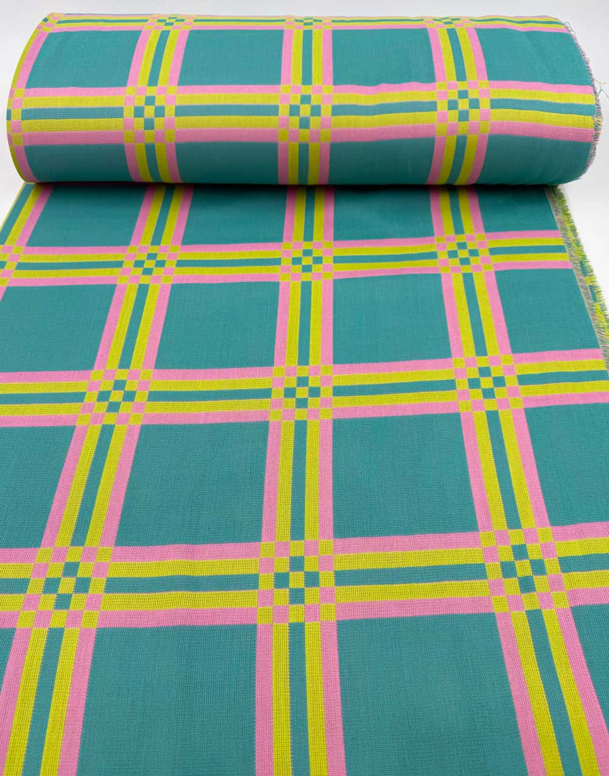 Lemonade Encounter Triple Gauze Cotton Fabric, Narrative by Anna Maria