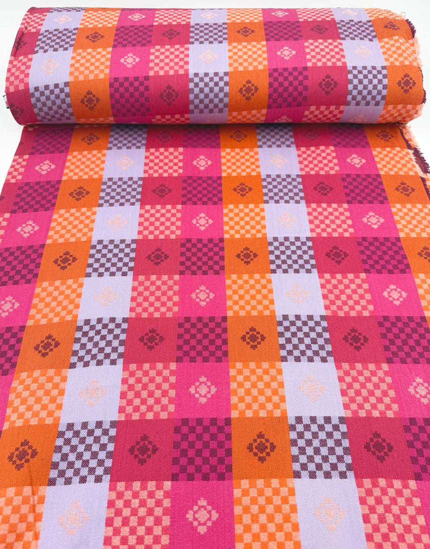 Berry Your Move Cotton Jacquard Fabric, Narrative by Anna Maria