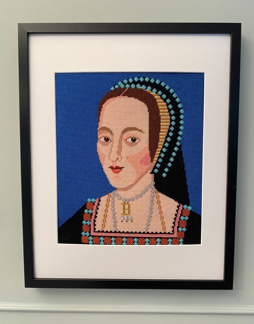 Anne Boleyn Tapestry Printed Canvas Kit, Emily Peacock