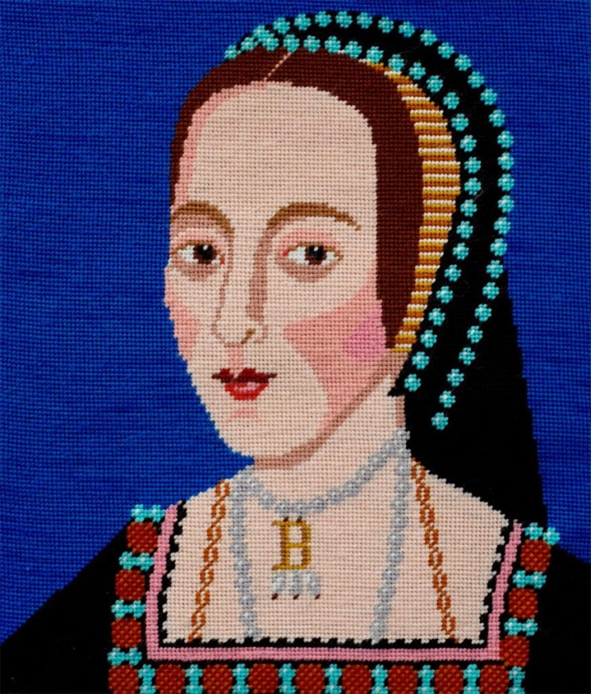 Anne Boleyn Tapestry Printed Canvas Kit, Emily Peacock