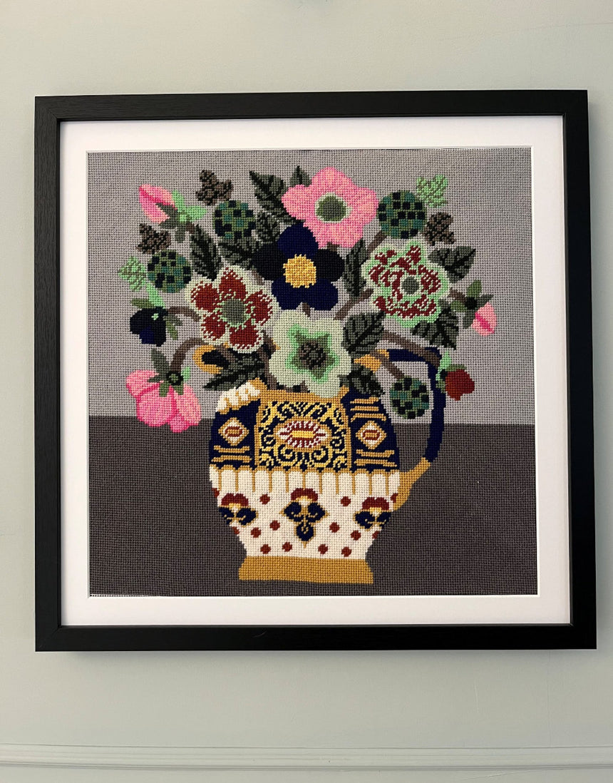 Helleborus Tapestry Printed Canvas Kit, Vanessa Bowman