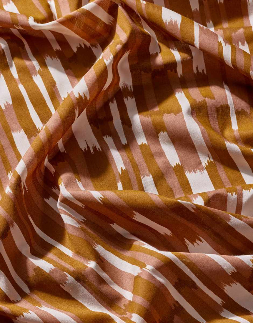 Imany Pecan Pie EcoVero Viscose Fabric, Atelier Brunette