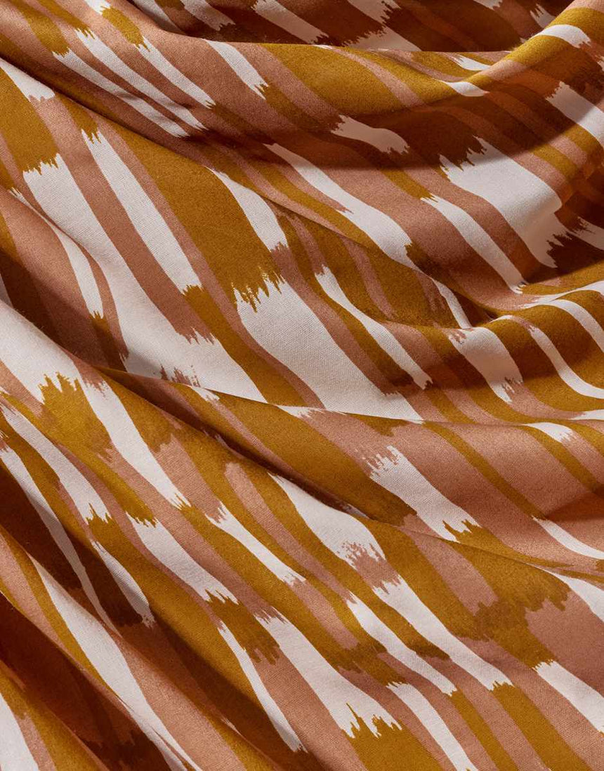 Imany Pecan Pie EcoVero Viscose Fabric, Atelier Brunette