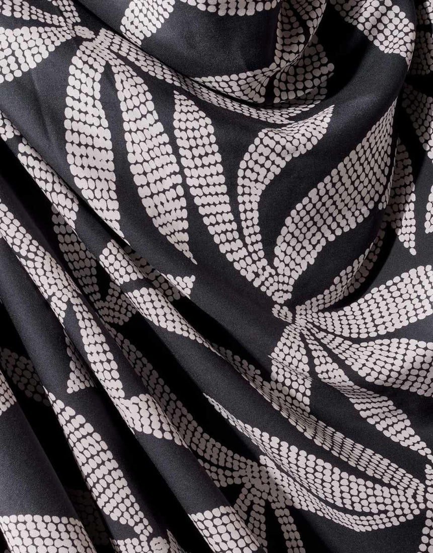 Kaola Deep Charcoal EcoVero Viscose Fabric, Atelier Brunette