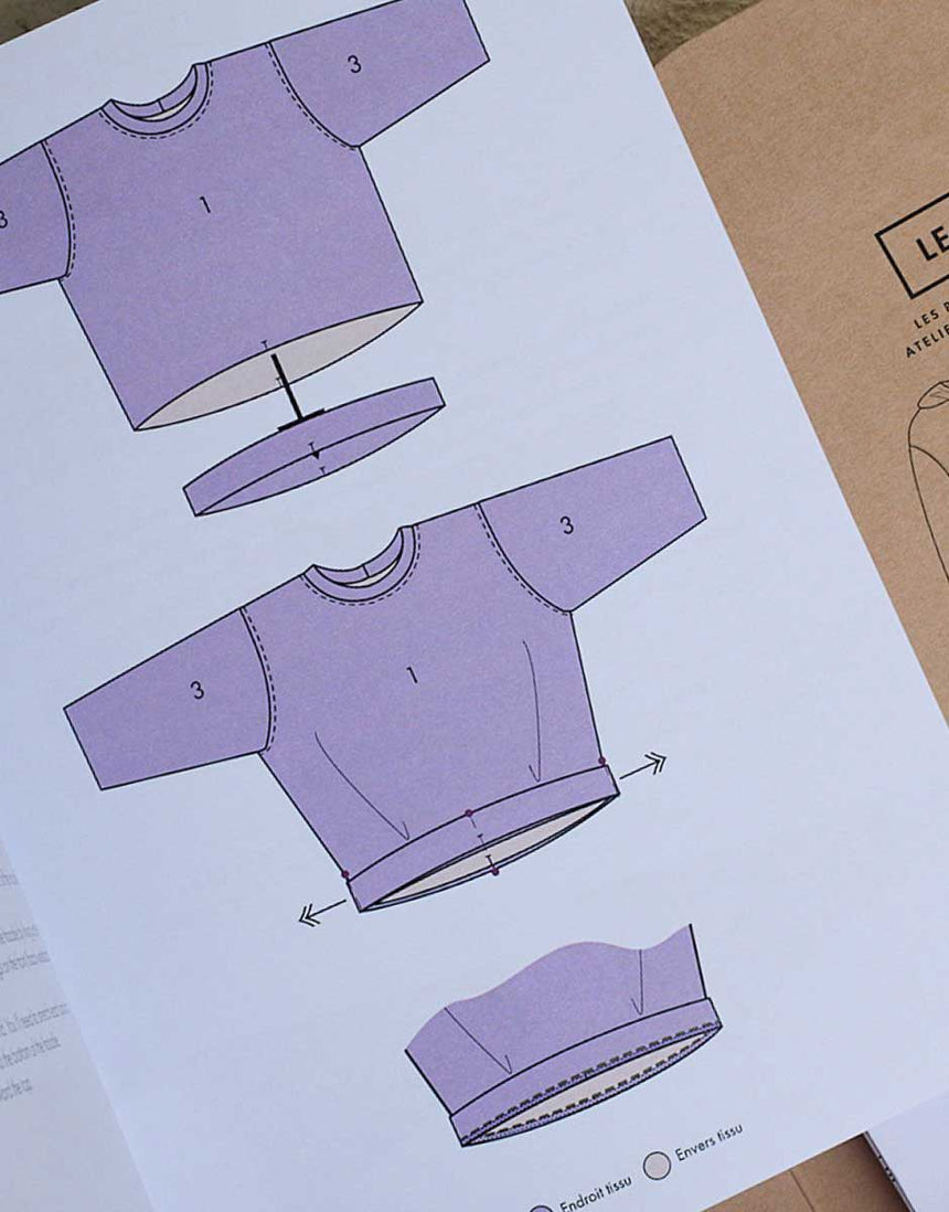 Le Hoodie Sewing Pattern, Atelier Brunette