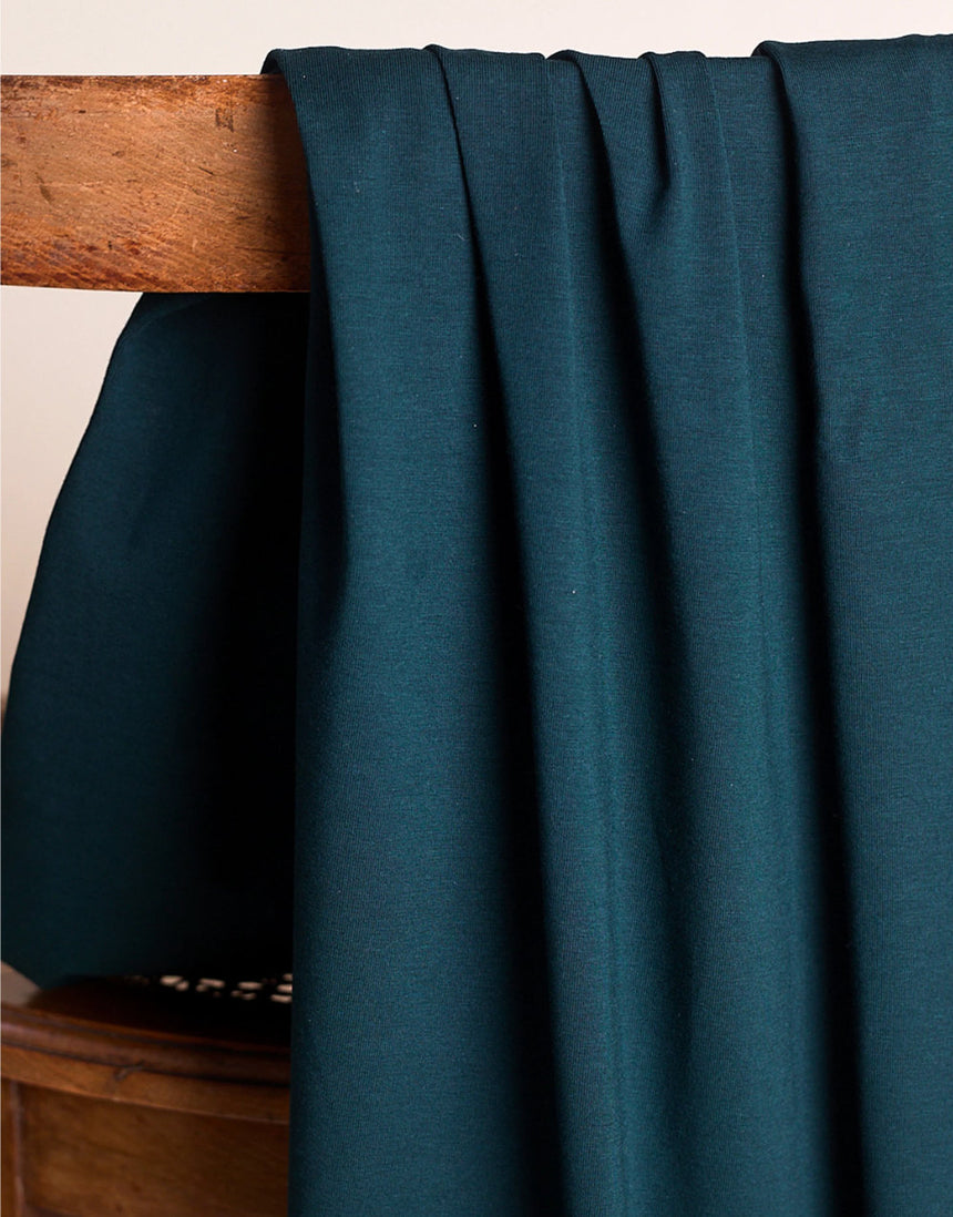 Forest Teal Modal Jersey Fabric, Atelier Brunette