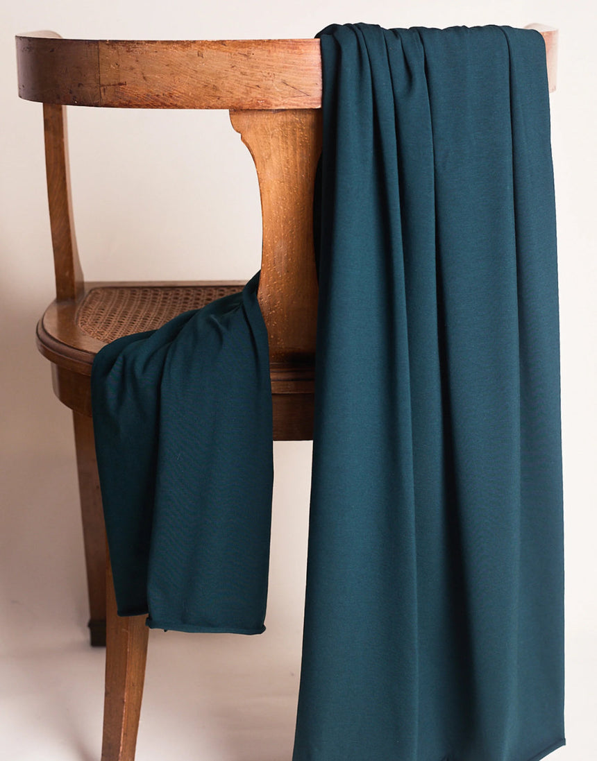 Forest Teal Modal Jersey Fabric, Atelier Brunette