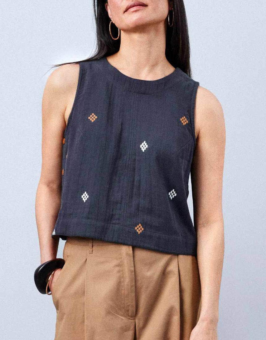 Le Top Sleeveless Sewing Pattern, Atelier Brunette