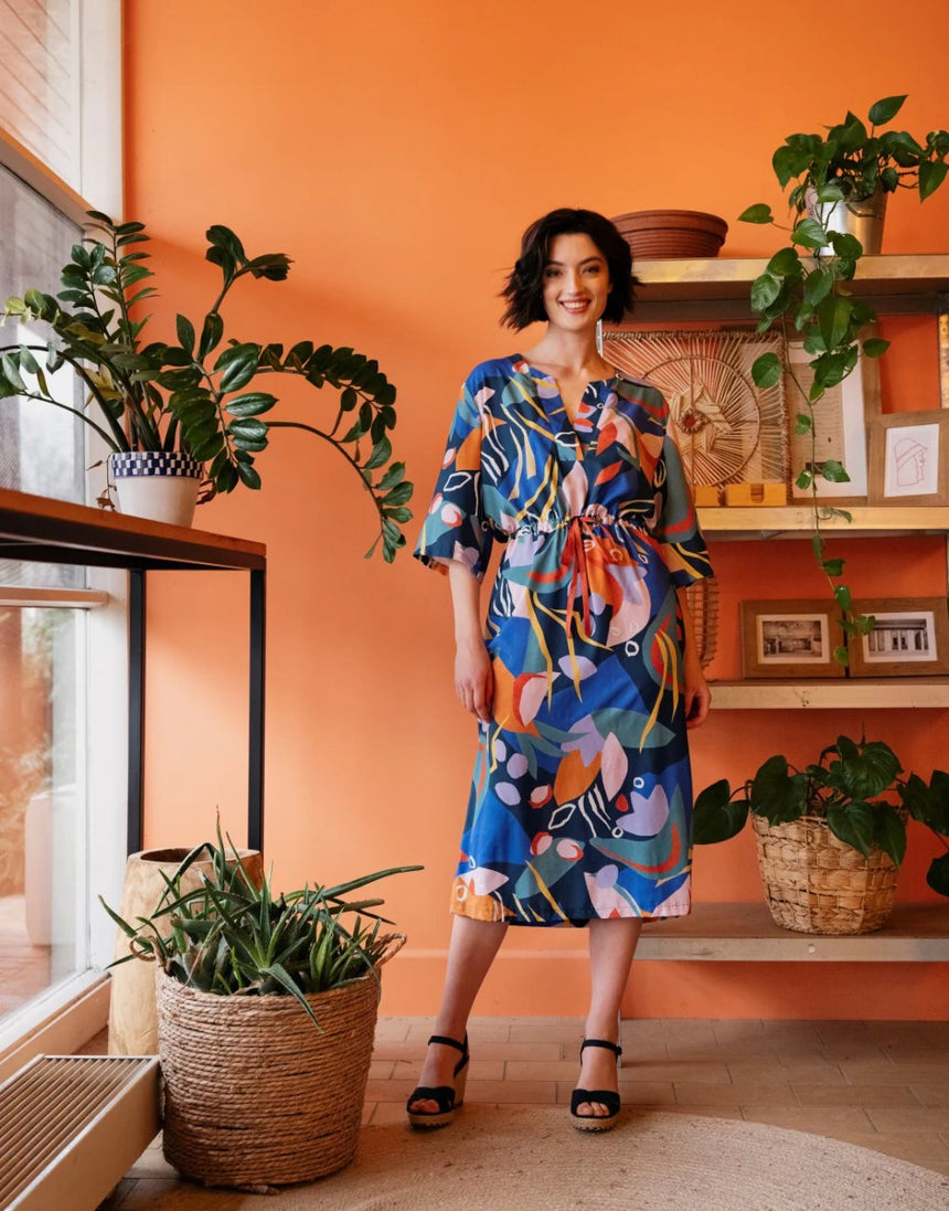 Lynn Kaftan Dress Sewing Pattern, Atelier Jupe