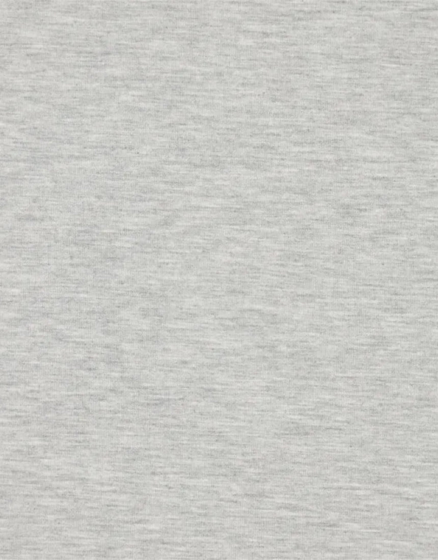 Soft Marl Grey Pure Bamboo Jersey Fabric
