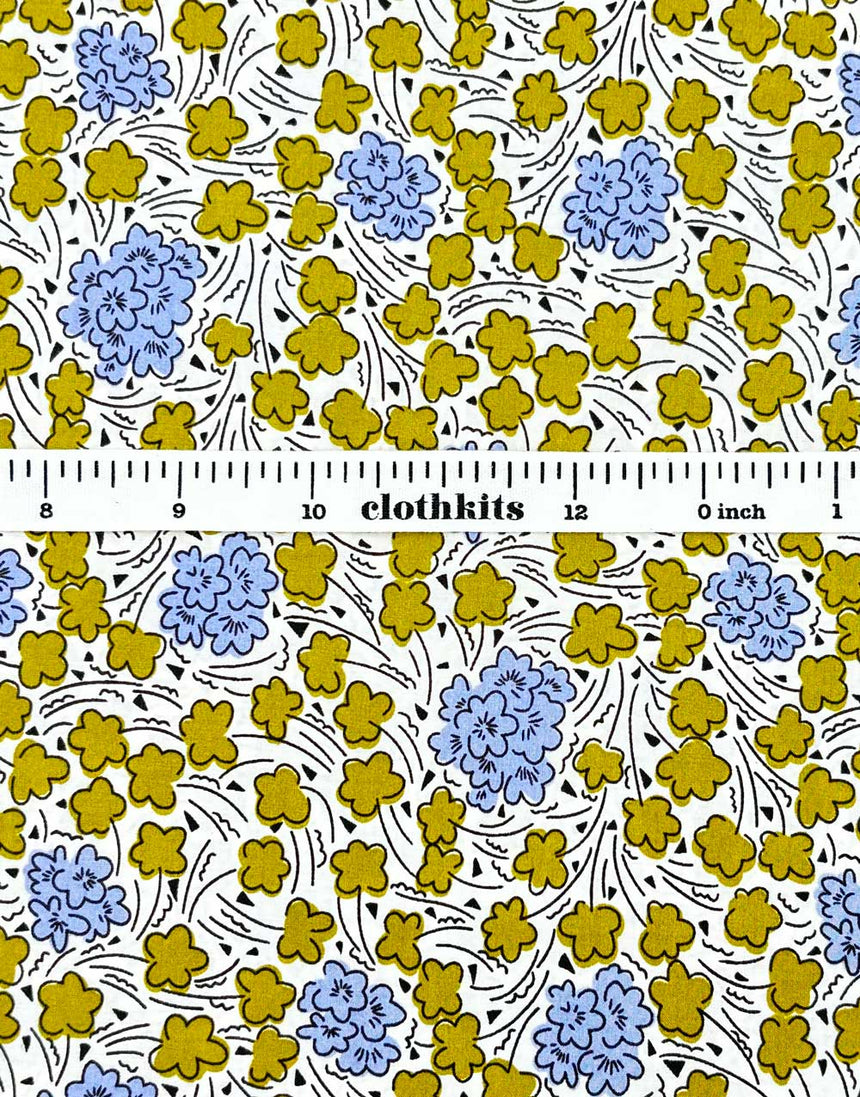 Lucy Floral Cotton Poplin Fabric