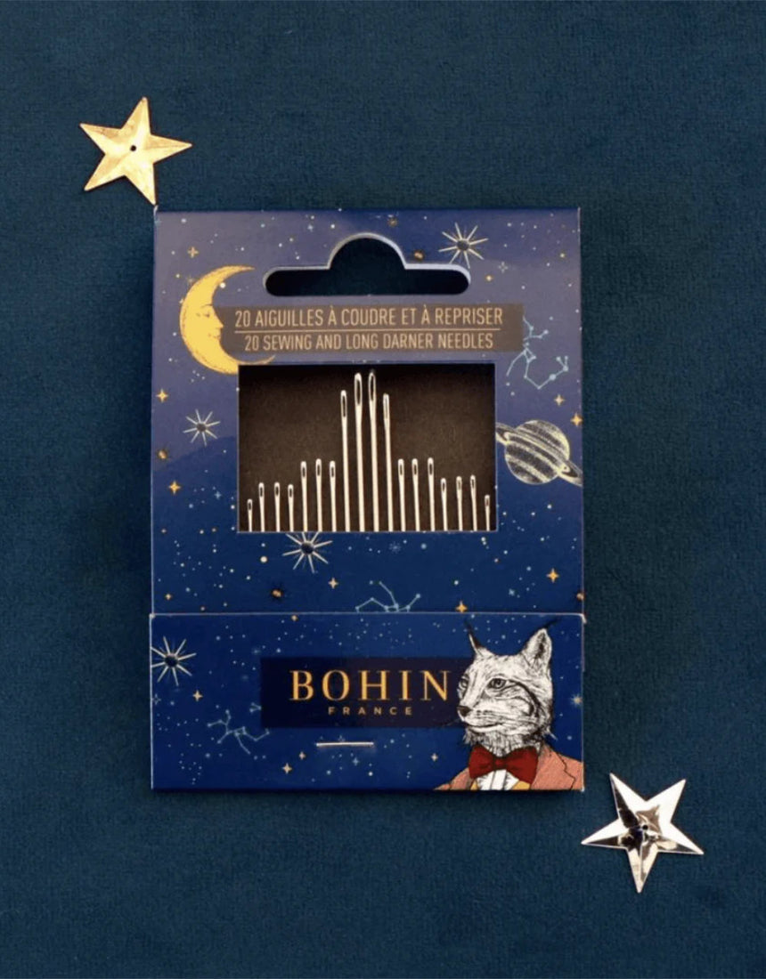 Bohin Room of Wonders Sewing & Long Darner Needles, Assorted Sewing Needle Book