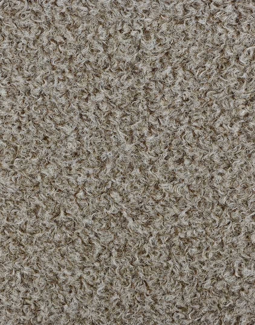 Brown Bouclé Melange Coating Fabric