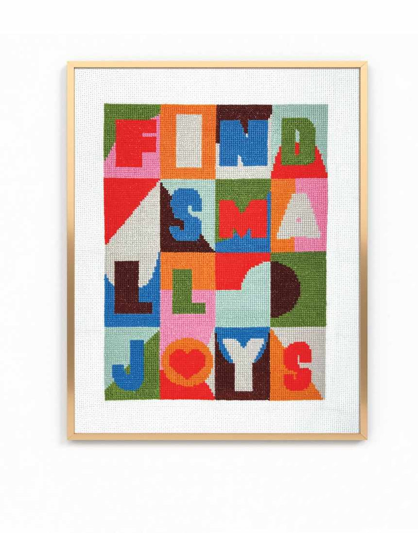 Small Joys Cross Stitch Kit, Lisa Congdon for Budgiegoods