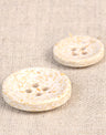 Natural Rice Husk Buttons, 20mm