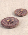 Natural Rice Husk Buttons, 20mm