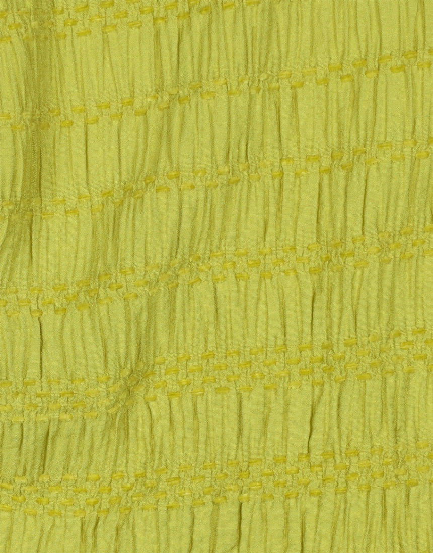 Lime Chenille Jacquard Fabric