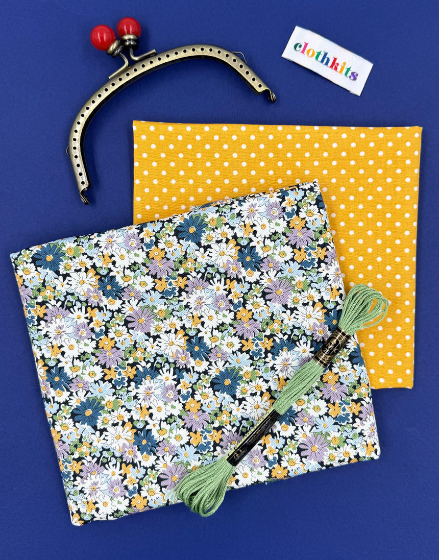 Liberty Fabrics Clasp Purse Clothkits® Sewing Kit with Liberty Fabrics