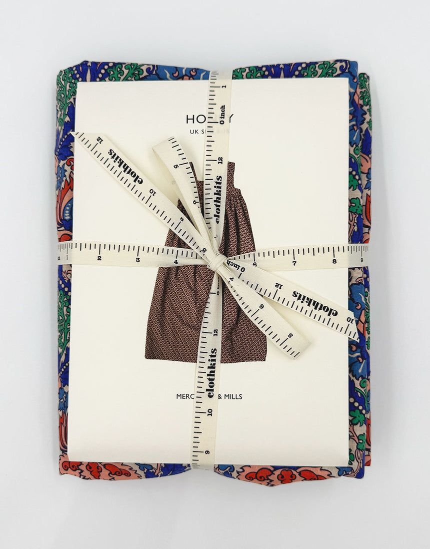 Electric Nouveau Honey Sundress Dressmaking Kit in Liberty Fabrics Linen, Merchant & Mills