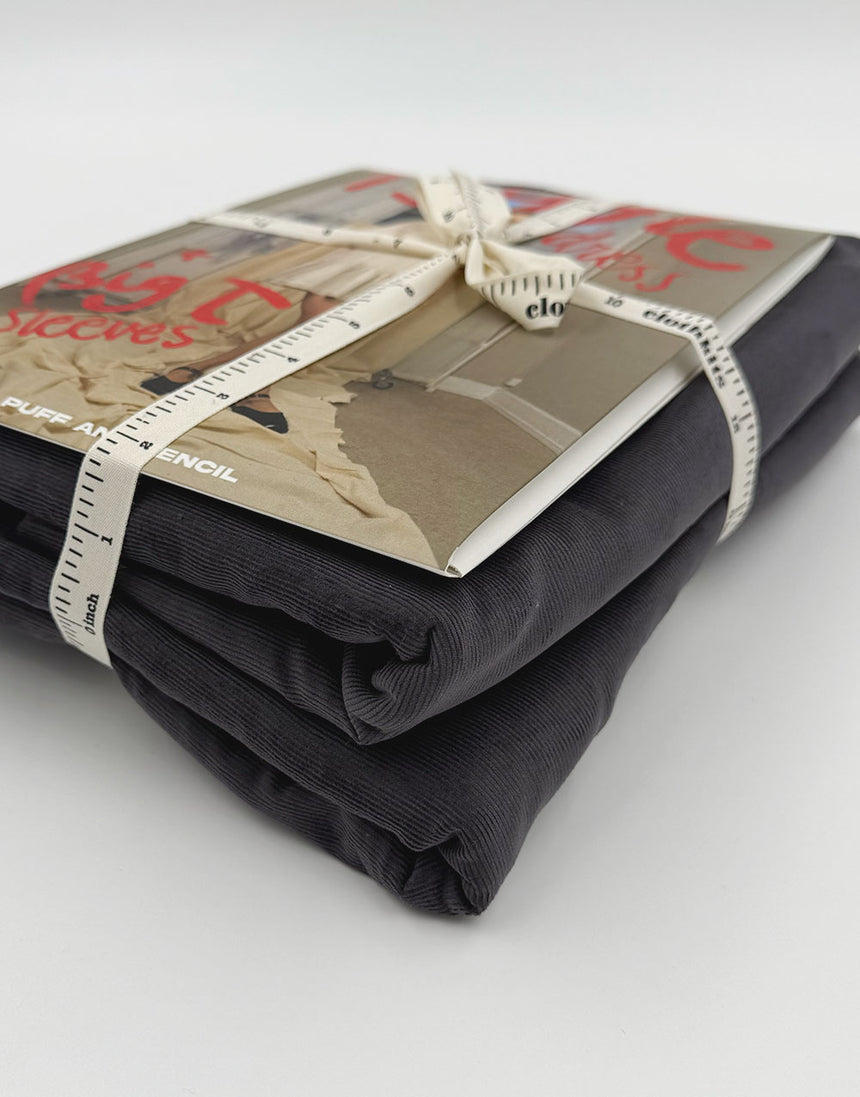 Ruffle Dress Needlecord Complete Dressmaking Kit, Puff & Pencil