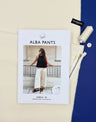 Light Gabardine Alba Trousers Complete Dressmaking Kit, Tessuti