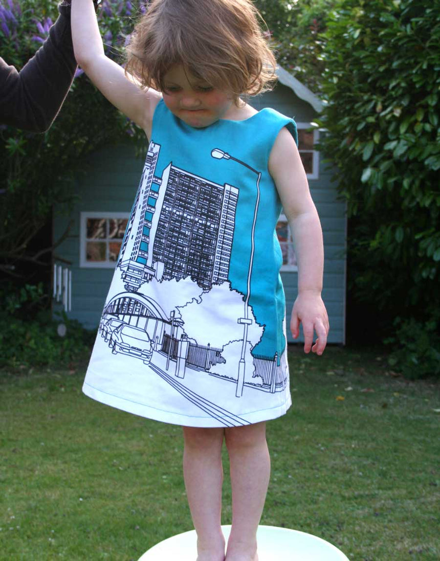 Trellick Towers Clothkits® Shift Dress Children's Dressmaking Kit