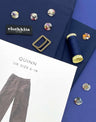 Coloured Quinn Sailor Trousers Complete Dressmaking Kit, Merchant & Mills