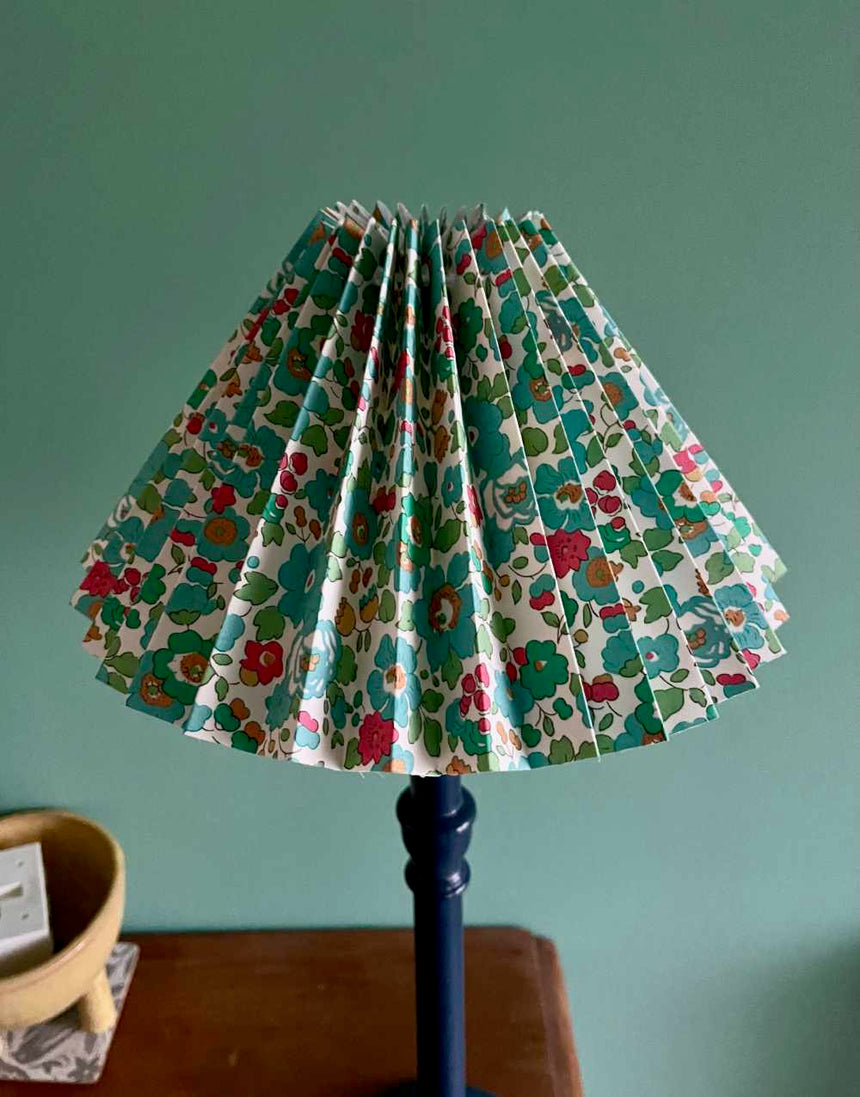 Accordion Liberty Lawn Pleated Lampshade | Chichester Craft Course