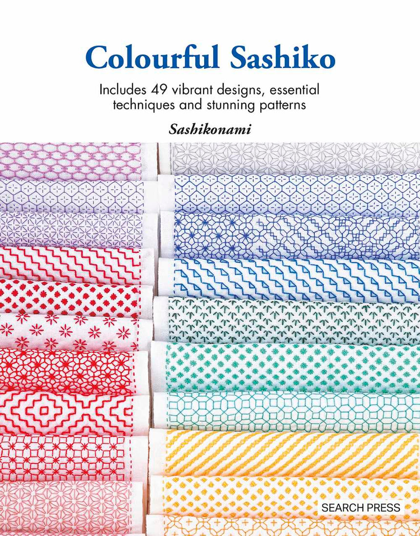 Colourful Sashiko Hitomezashi Book