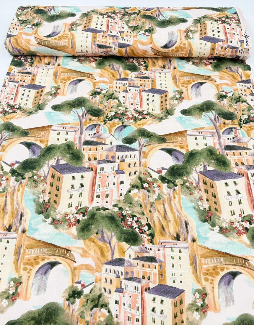 Italian Summer Cotton Canvas Fabric